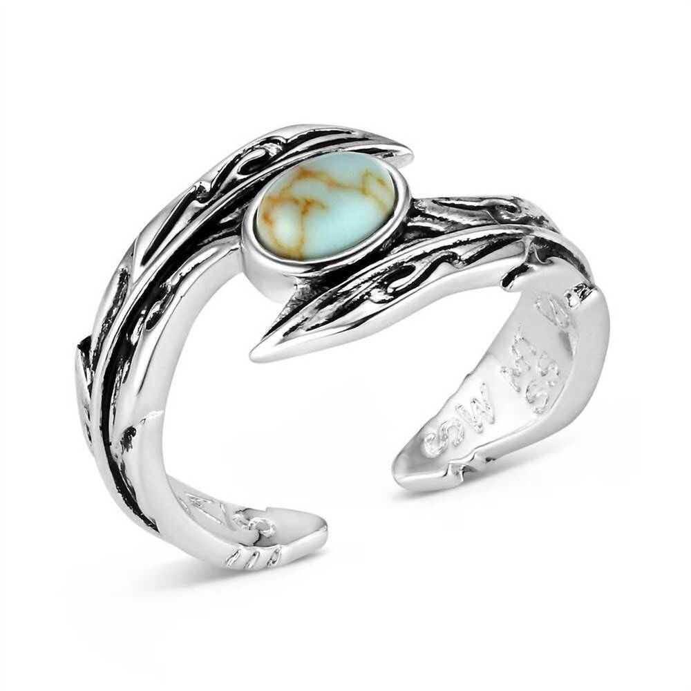 NEW MONTANA SILVERSMITHS women's windsong ring in silver
